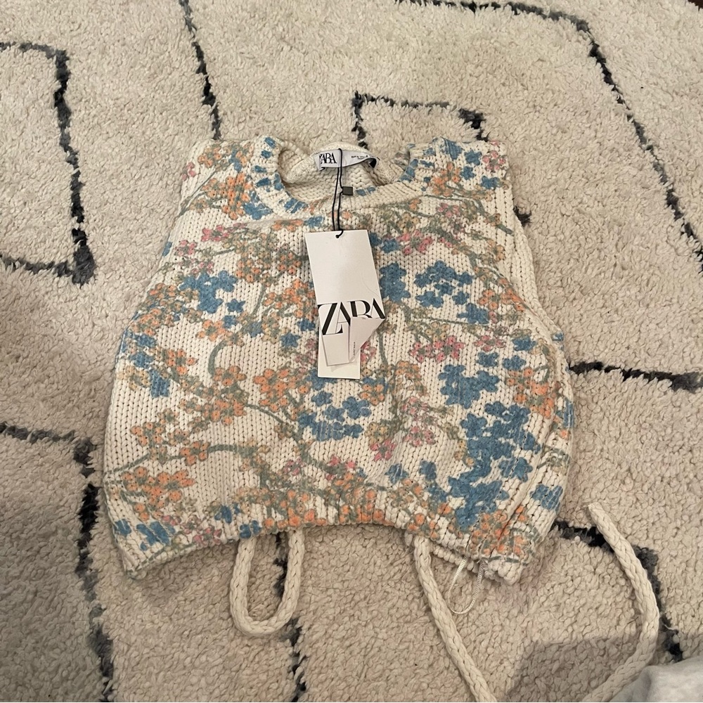 Zara knit crop top